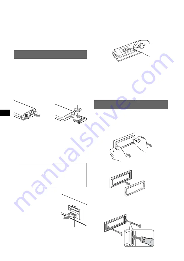 Sony CDX-GT970US Operating Instructions Manual Download Page 48