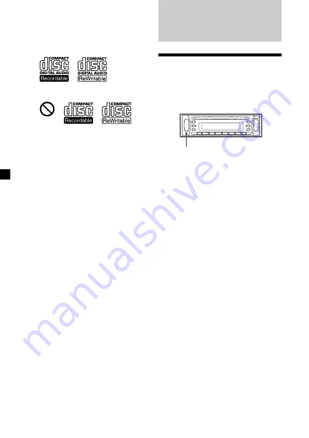 Sony CDX-L300 Installation/Connection Operating Instructions Manual Download Page 6