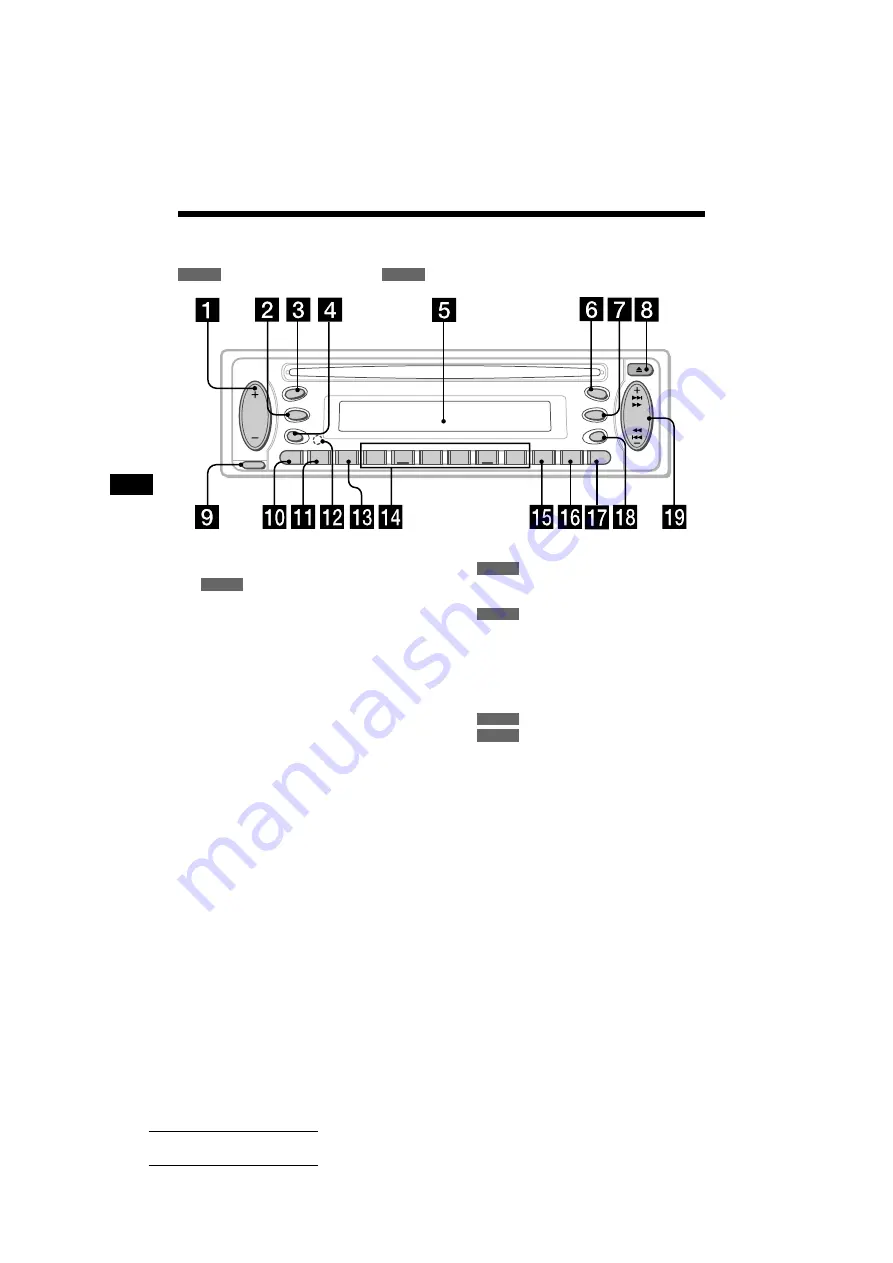 Sony CDX-L350 - Fm/am Compact Disc Player Operating Instructions Manual Download Page 26