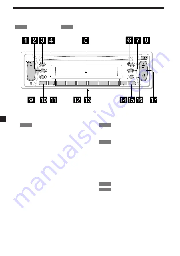 Sony CDX-L430X Скачать руководство пользователя страница 36