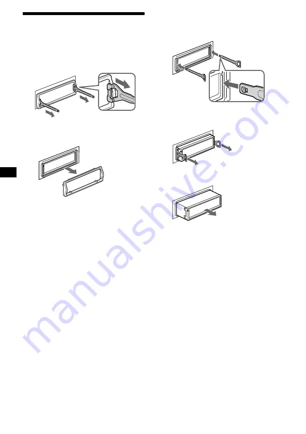 Sony CDX-L490B Operating Instructions Manual Download Page 14