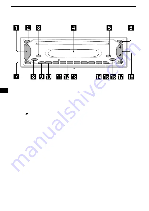 Sony CDX-L490B Operating Instructions Manual Download Page 20