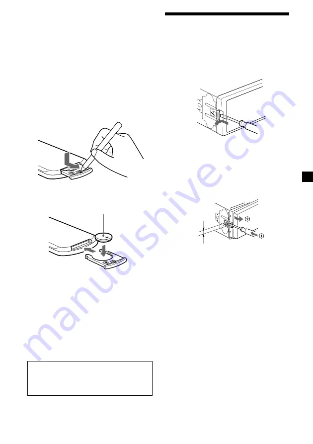 Sony CDX-L550FP Operating Instructions Manual Download Page 19