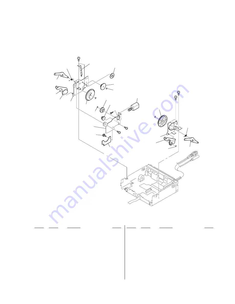 Sony CDX-M1000TF Service Manual Download Page 43