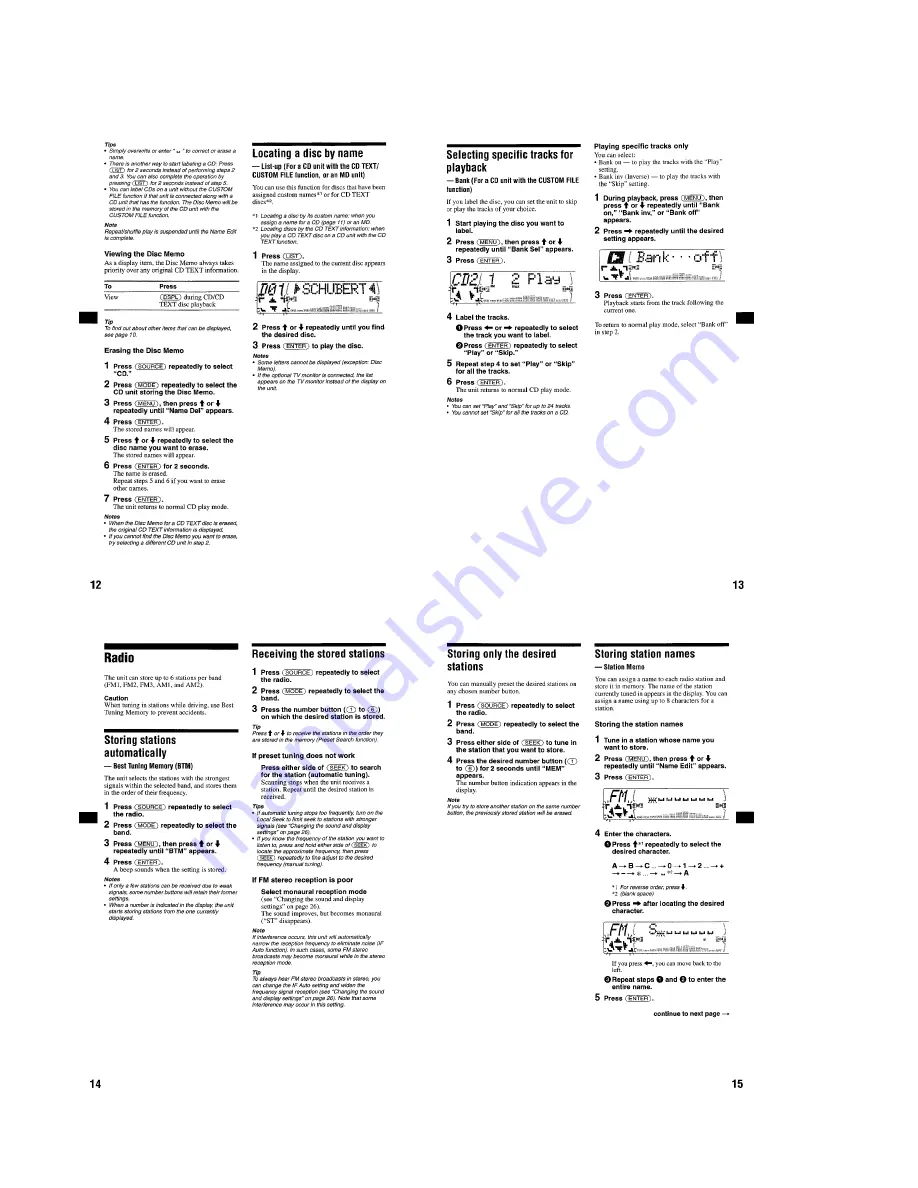 Sony CDX-M620 - Fm/am Compact Disc Player Service Manual Download Page 6