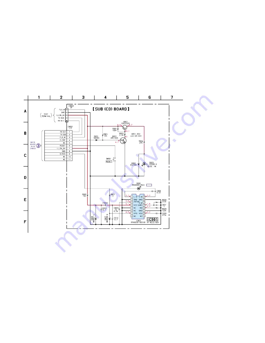 Sony CDX-M620 - Fm/am Compact Disc Player Service Manual Download Page 49