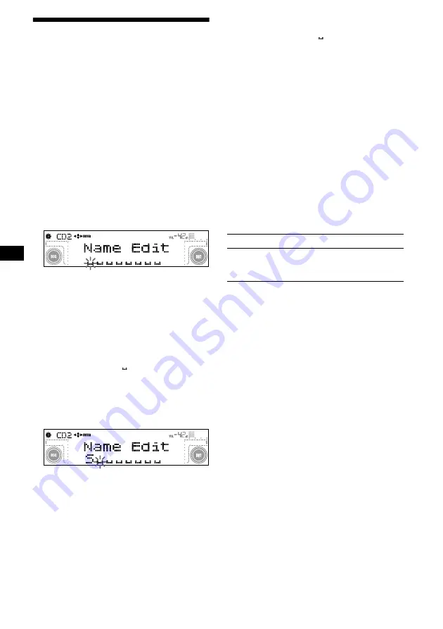 Sony CDX-M630 Operating Instructions Manual Download Page 106