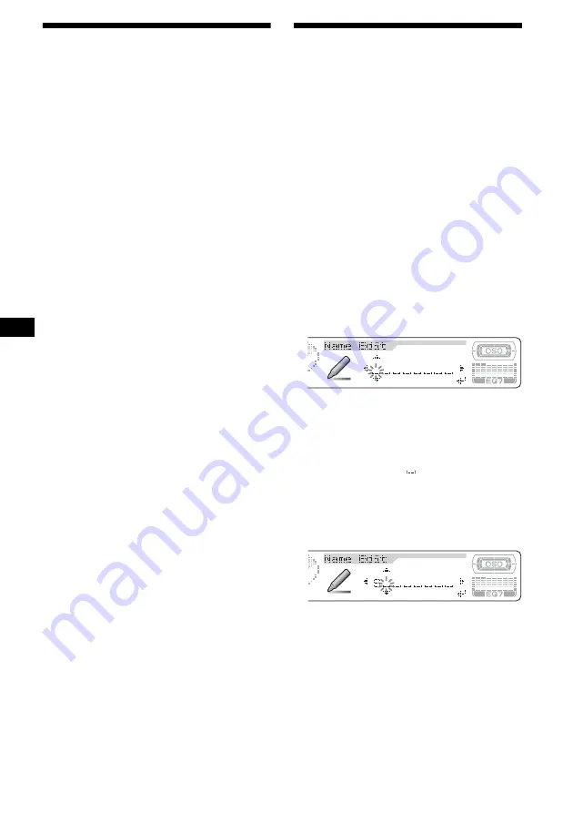 Sony CDX-M8800 - Fm/am Compact Disc Player Operating Instructions Manual Download Page 124