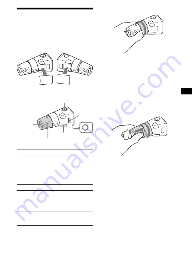 Sony CDX-M9900 Operating Instructions  (primary manual) Operating Instructions Manual Download Page 101