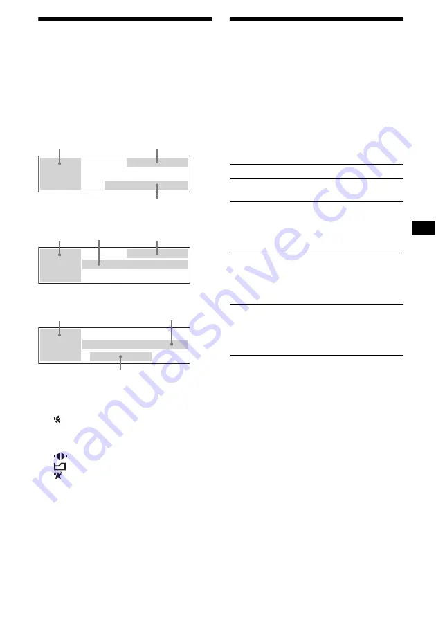 Sony CDX-M9900 Operating Instructions  (primary manual) Operating Instructions Manual Download Page 131