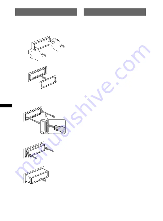 Sony CDX-MR60UI Operating Instructions Manual Download Page 24