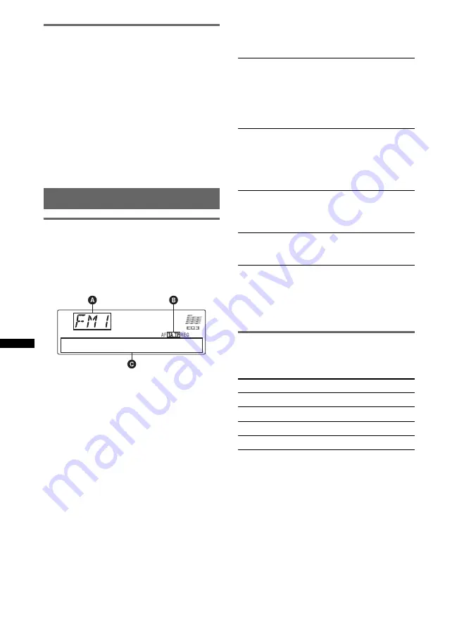 Sony CDX-MR60UI Operating Instructions Manual Download Page 66