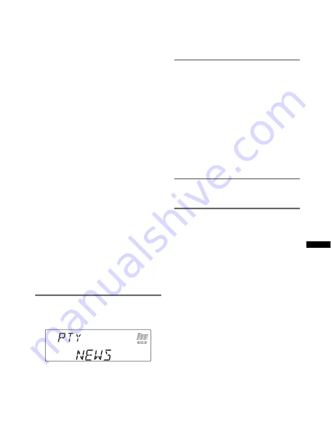 Sony CDX-MR60UI Operating Instructions Manual Download Page 67