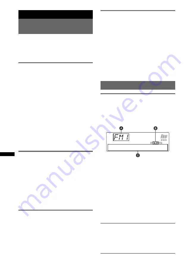 Sony CDX-MR60UI Operating Instructions Manual Download Page 94