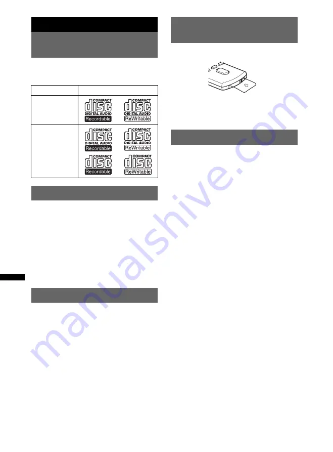 Sony CDX-MR60UI Operating Instructions Manual Download Page 118