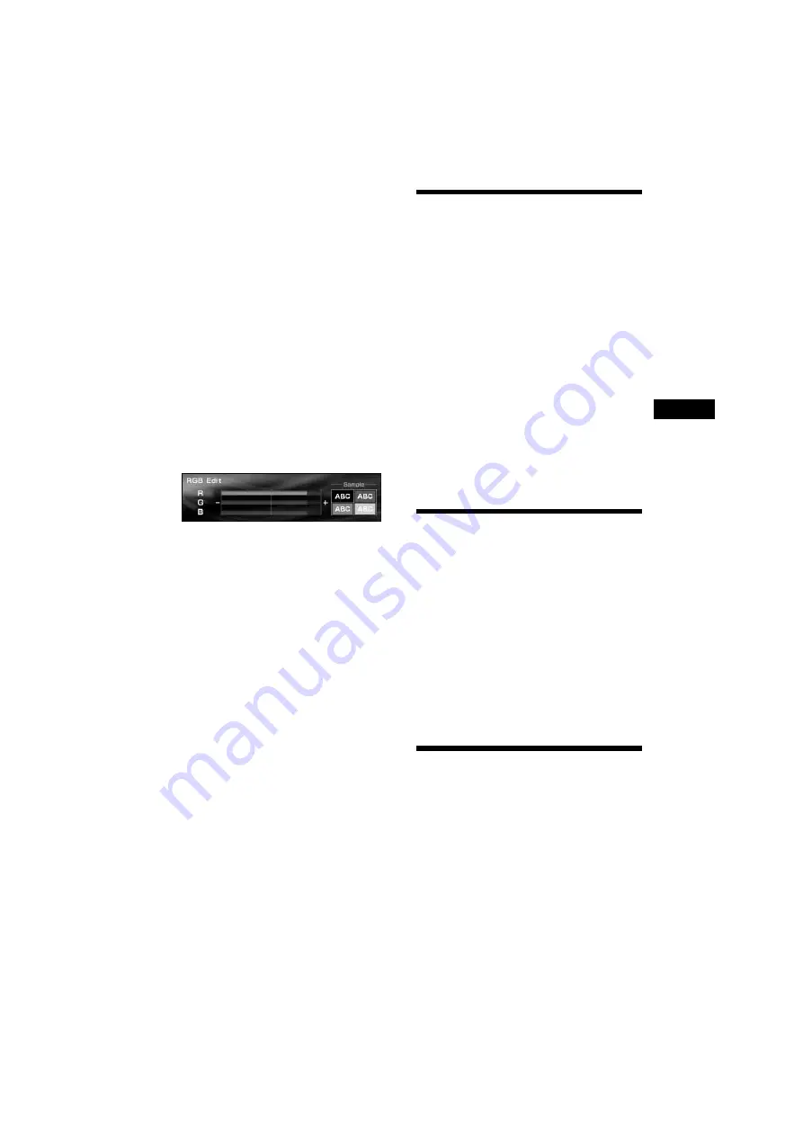 Sony CDX-NC9950 Operating Instructions Manual Download Page 21