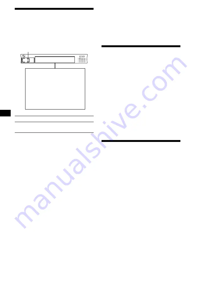 Sony CDX-R3300 - Fm/am Compact Disc Player Operating Instructions Manual Download Page 92