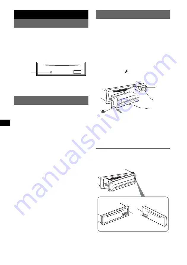 Sony CDX-R35MR Operating Instructions Manual Download Page 42