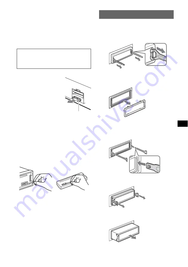 Sony CDX-R450 Operating Instructions Manual Download Page 55