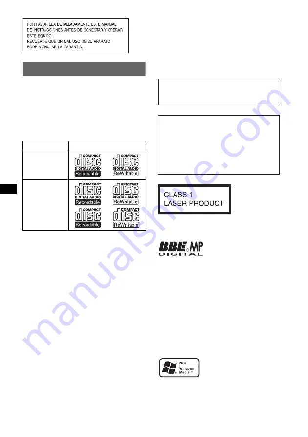 Sony CDX-RA750 Operating Instructions Manual Download Page 18