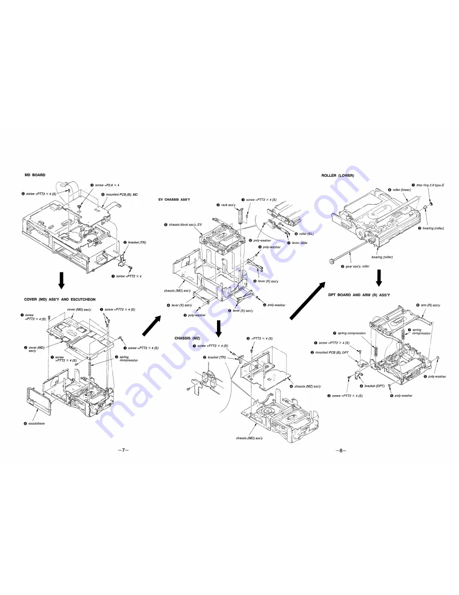 Sony CDX-U300 Service Manual Download Page 5