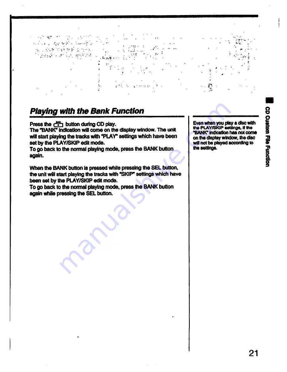 Sony CDX-U6260 Operating Instructions Manual Download Page 21