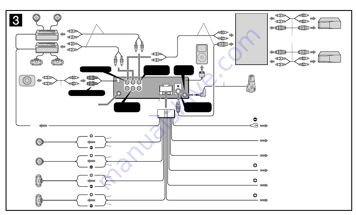 Sony CDXGT820IP - Xplod GT Series Head Unit Installation Manual Download Page 3