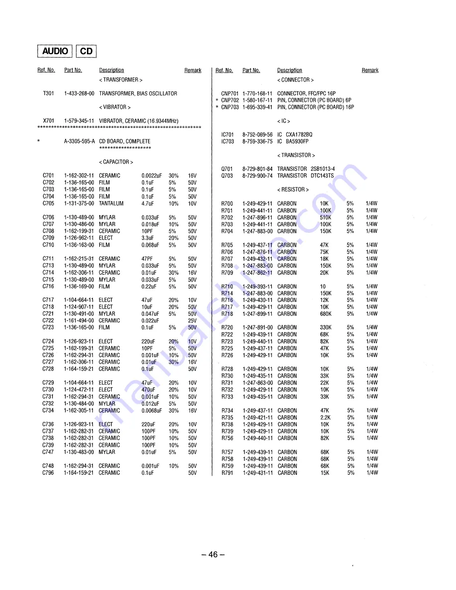 Sony CFD-101 Скачать руководство пользователя страница 36