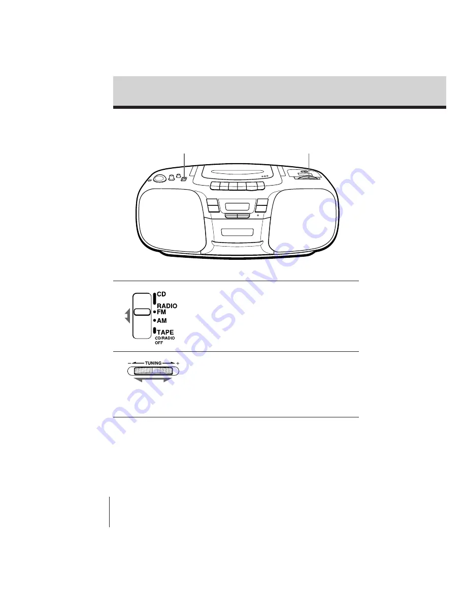 Sony CFD-121 Скачать руководство пользователя страница 6