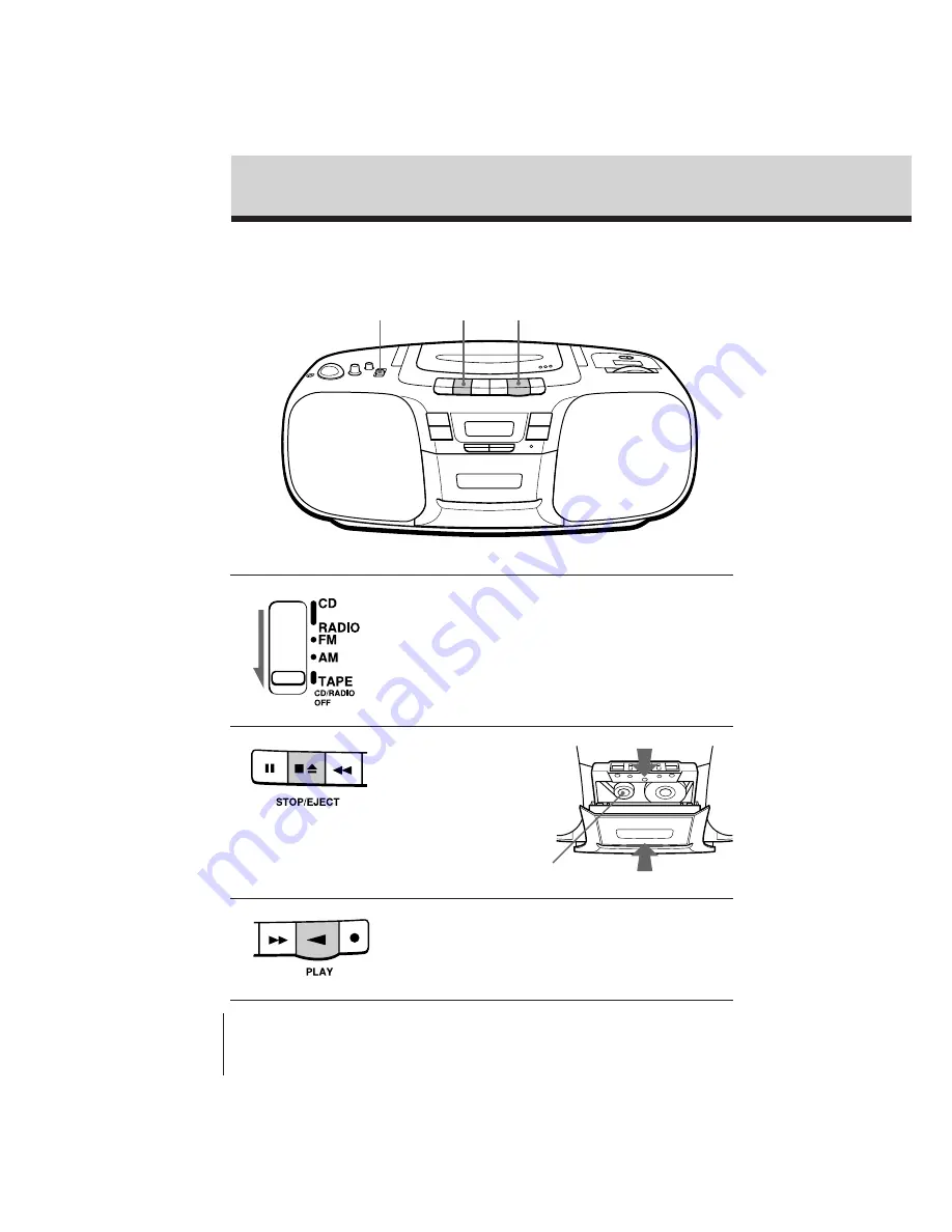 Sony CFD-121 Скачать руководство пользователя страница 8