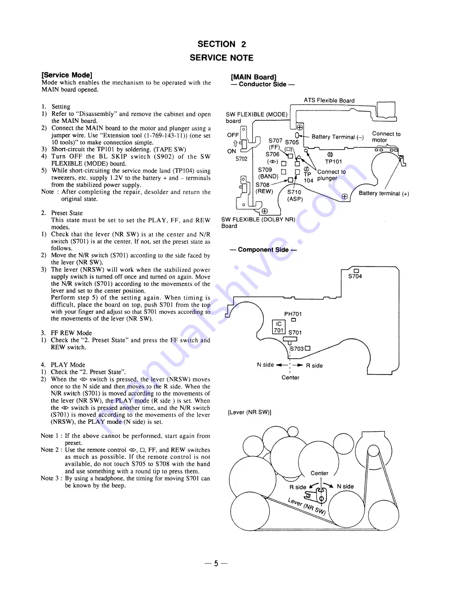 Sony CFD-755 Service Manual Download Page 5