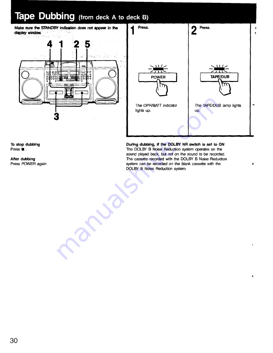 Sony CFD-770 Operating Instructions Manual Download Page 30