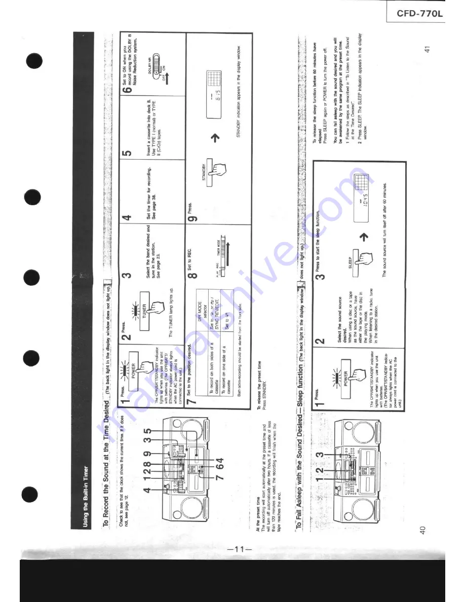 Sony CFD-770L Service Manual Download Page 12