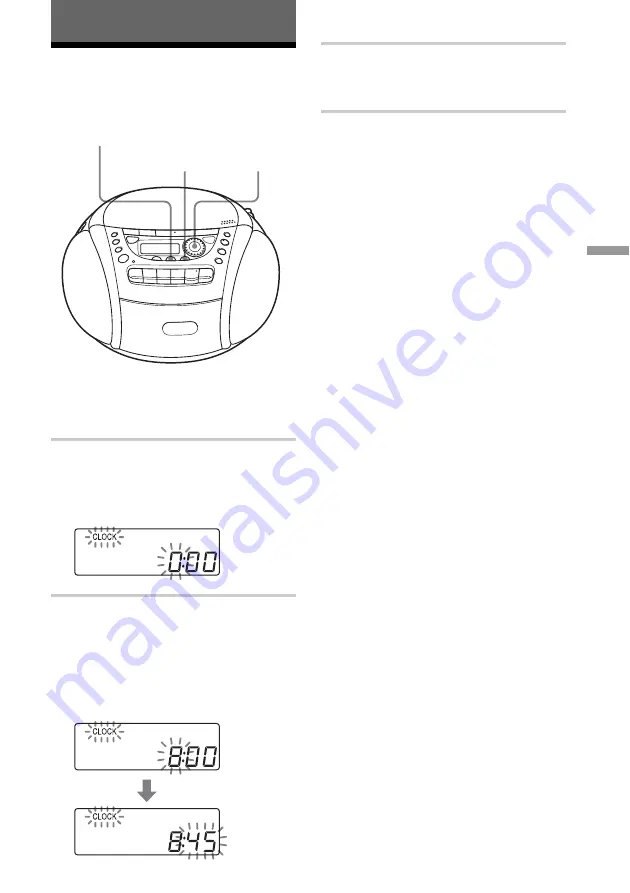 Sony CFD-E95 - Cd Radio Cassette-corder Operating Instructions Manual Download Page 51