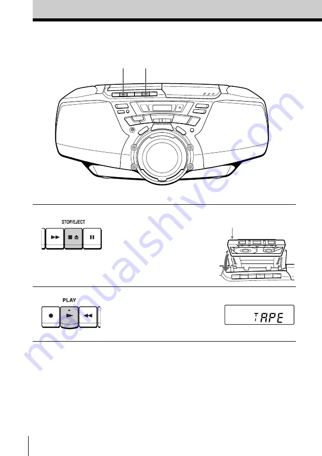 Sony CFD-G30 - Cd Radio Cassette-corder Скачать руководство пользователя страница 8