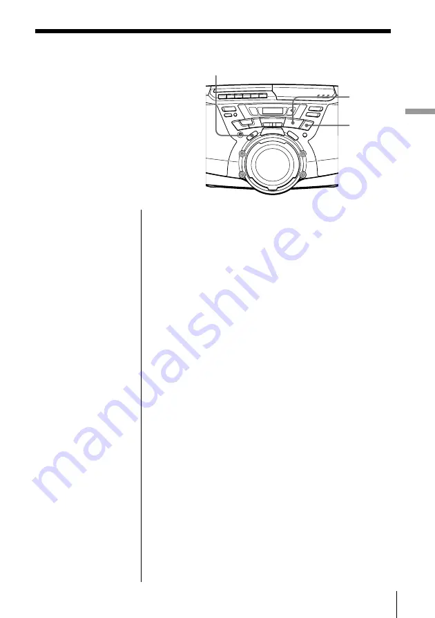 Sony CFD-G30 - Cd Radio Cassette-corder Скачать руководство пользователя страница 15