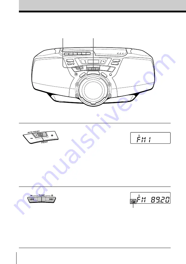 Sony CFD-G30 - Cd Radio Cassette-corder Скачать руководство пользователя страница 40