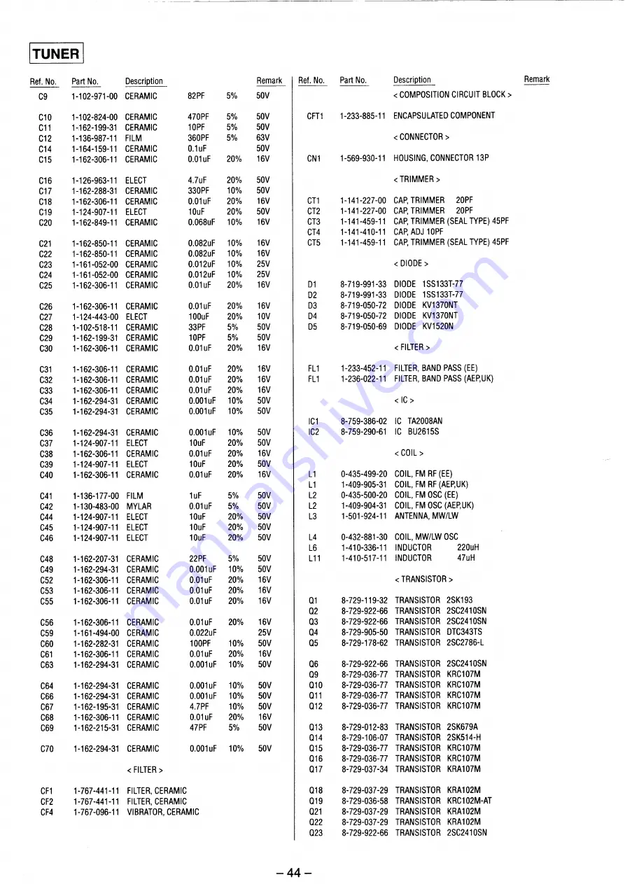 Sony CFD-S33L Service Manual Download Page 30