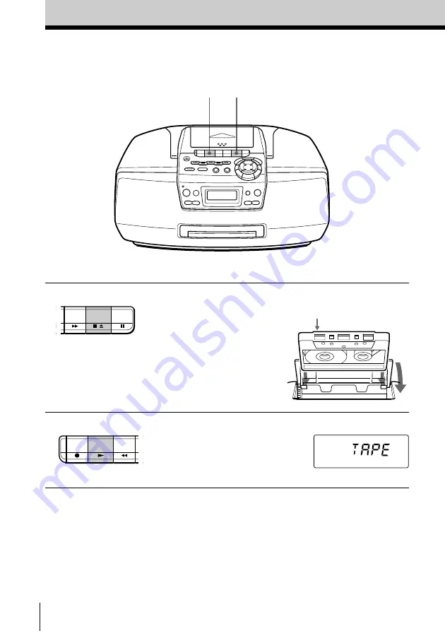 Sony CFD-S47 - Cd Radio Cassette-corder Скачать руководство пользователя страница 8