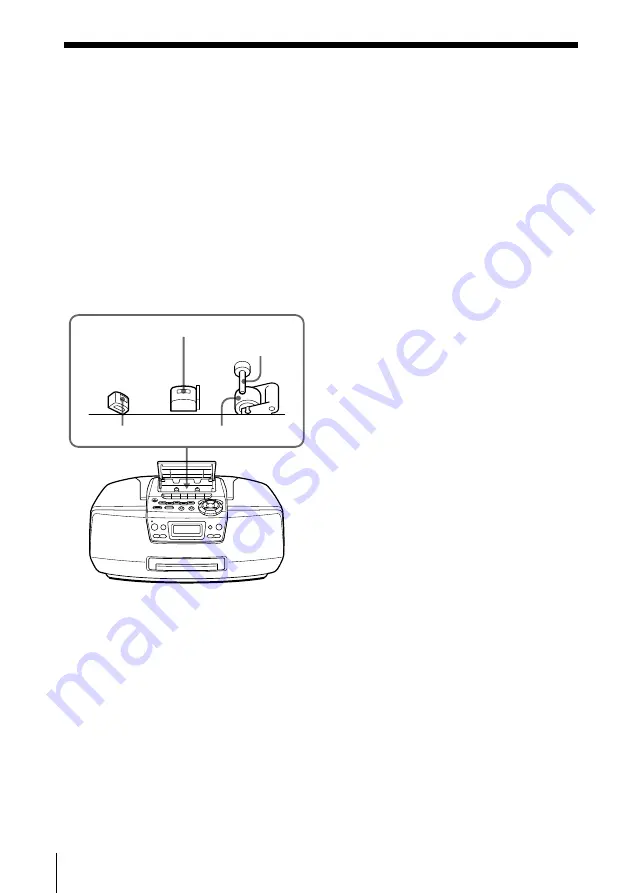 Sony CFD-S47 - Cd Radio Cassette-corder Operating Instructions Manual Download Page 32