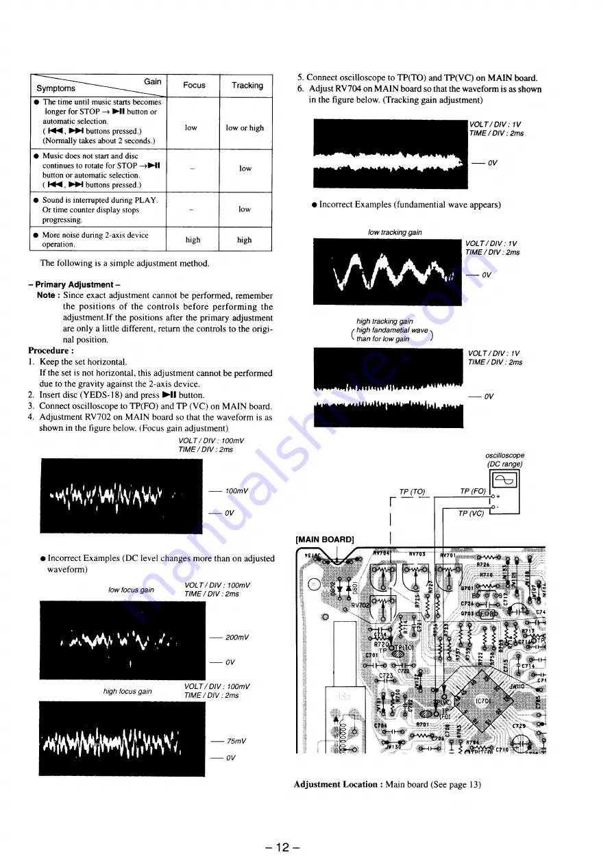 Sony CFD-V10 Скачать руководство пользователя страница 12