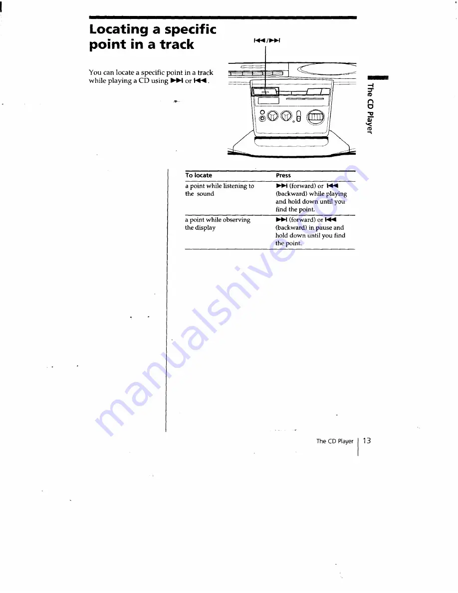 Sony CFD-V15 - Cd Radio Cassette-corder Скачать руководство пользователя страница 13