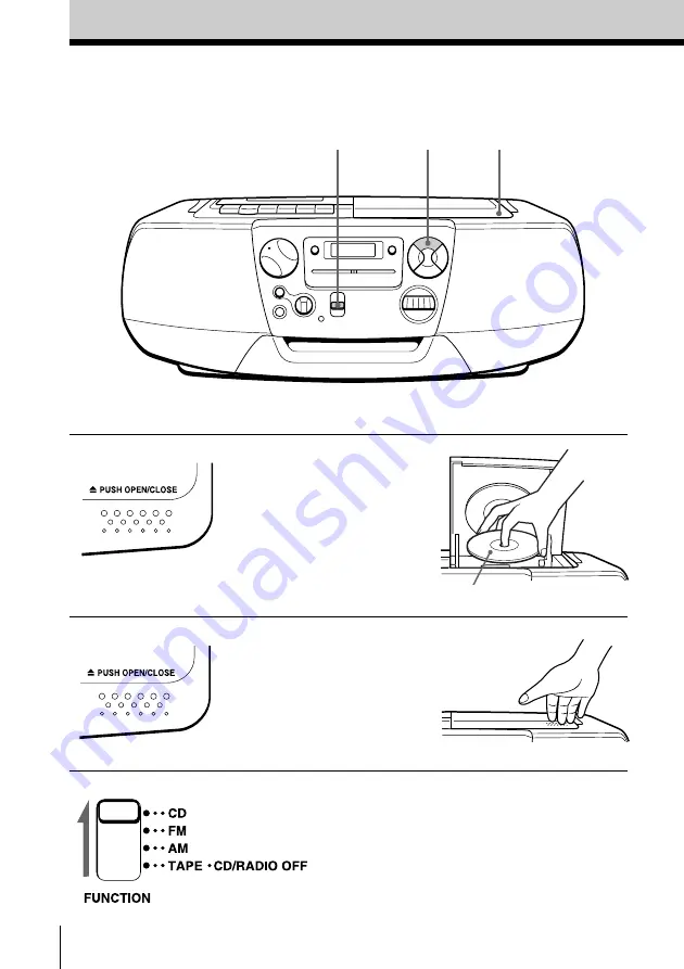 Sony CFD-V17 - Cd Radio Cassette-corder Скачать руководство пользователя страница 4