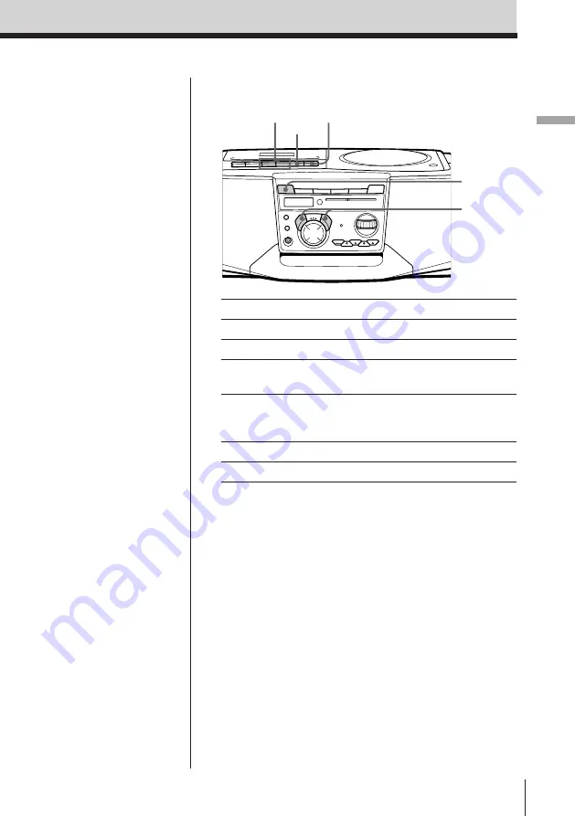 Sony CFD-V35 - Cd Radio Cassette-corder Operating Instructions Manual Download Page 10