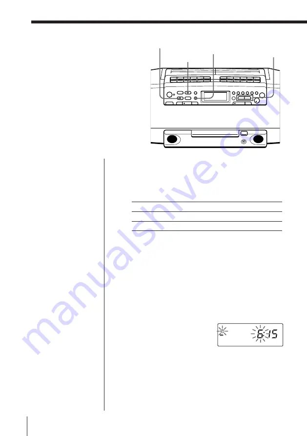 Sony CFD-W57 - Cd Radio Cassette-corder Operating Instructions Manual Download Page 23