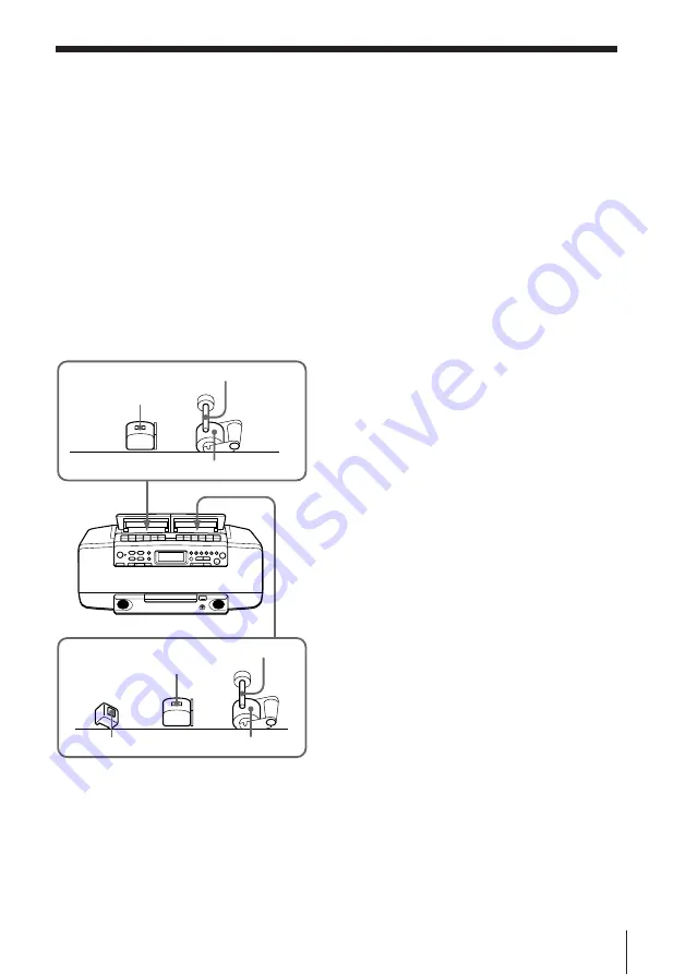 Sony CFD-W57 - Cd Radio Cassette-corder Operating Instructions Manual Download Page 34