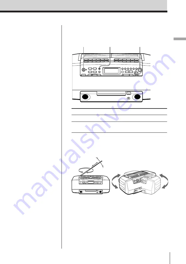 Sony CFD-W57 - Cd Radio Cassette-corder Operating Instructions Manual Download Page 42