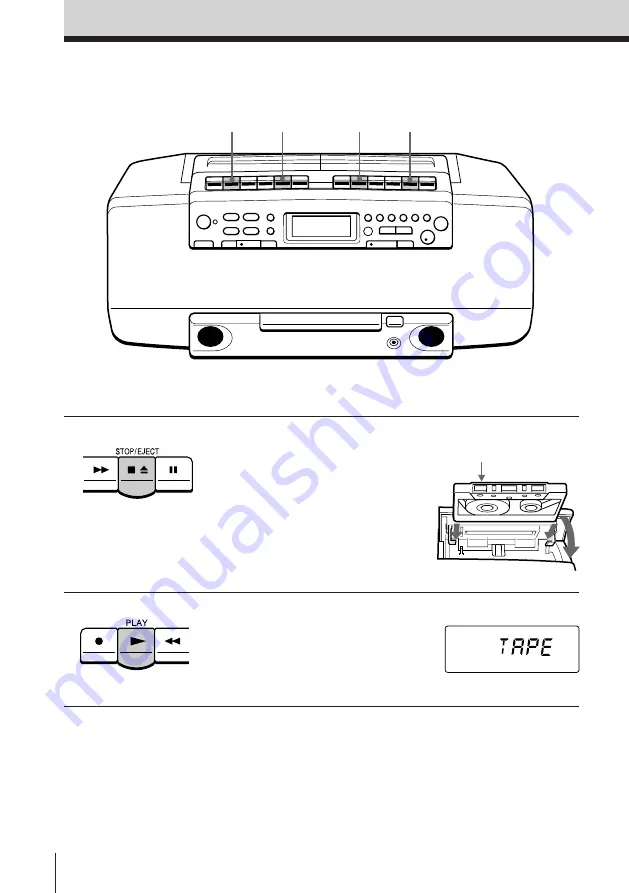 Sony CFD-W57 - Cd Radio Cassette-corder Operating Instructions Manual Download Page 43