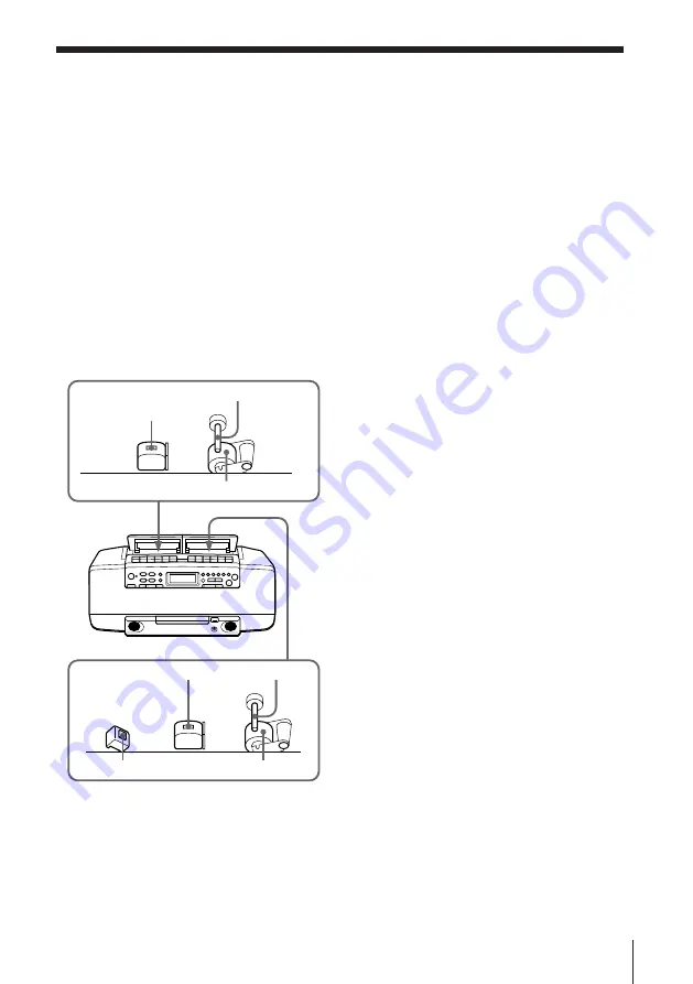 Sony CFD-W57 - Cd Radio Cassette-corder Operating Instructions Manual Download Page 68