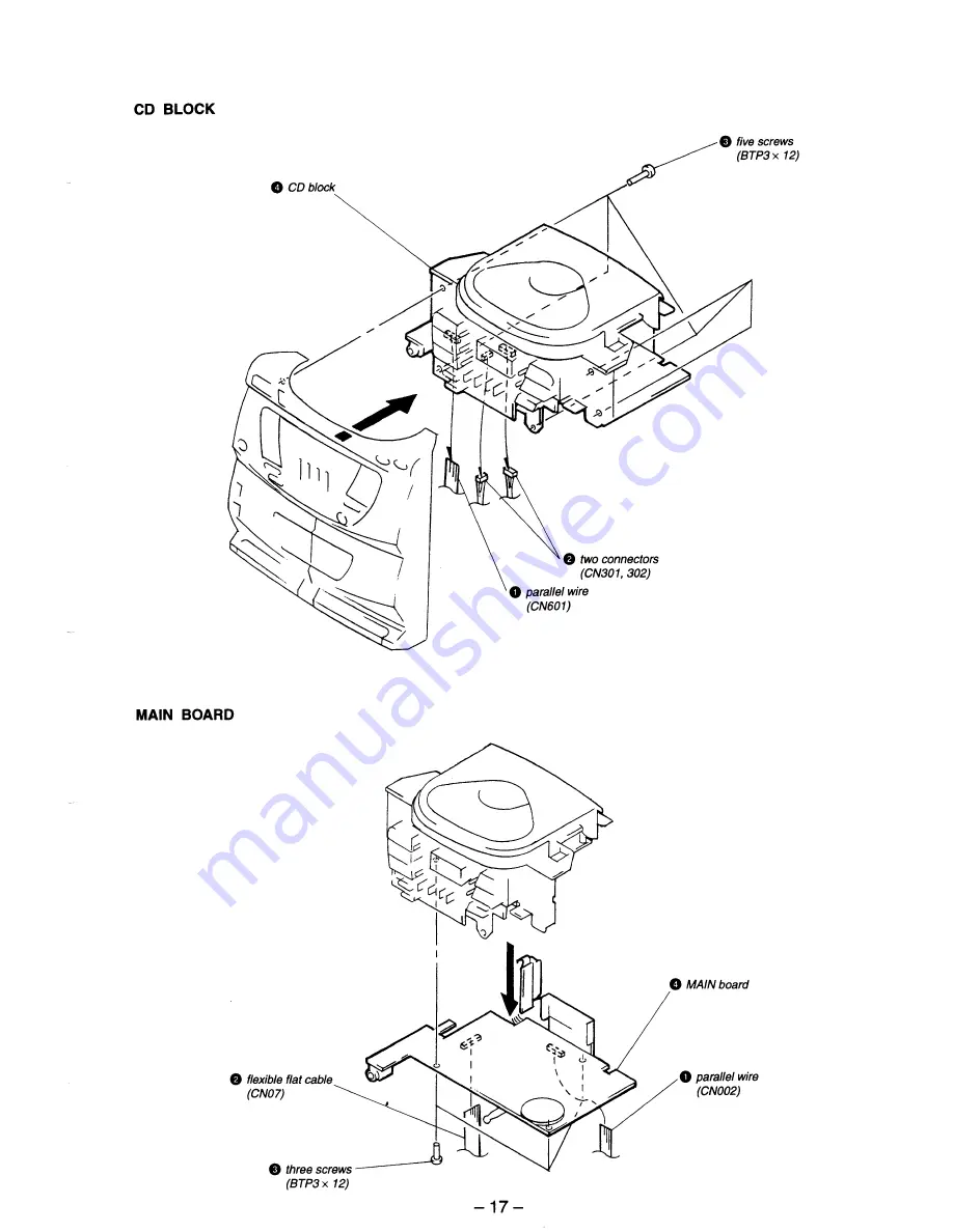 Sony CFD-ZW150 Service Manual Download Page 17